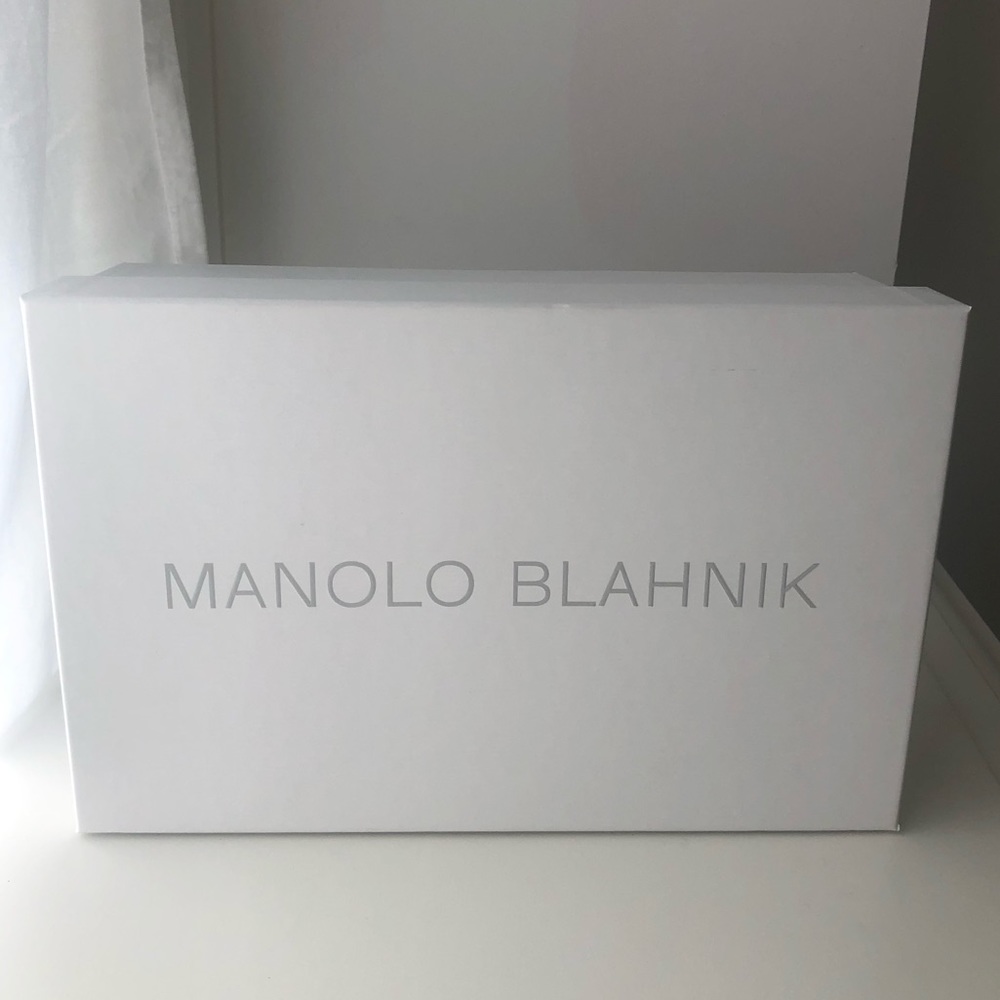 Manolo Blahnik White Shoebox